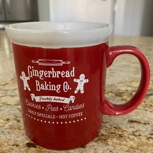 Gingerbread Baking Co. Red Mug.